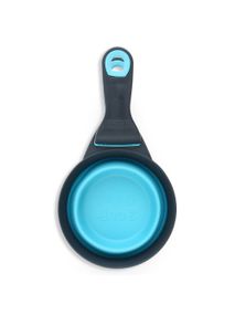 Мерный стакан для корма Dexas Collapsible KlipScoop складной на клипсе 480 мл голубой