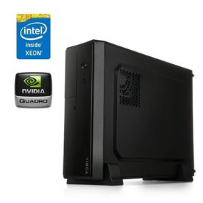 Рабочая станция Vinga CS313B SFF / Intel Xeon E5-2695 v2 (12 (24) ядер 2.4 - 3.2 GHz) / 64 GB DDR3 / 240 GB SSD / nVidia Quadro T400, 4 GB GDDR6, 64-bit / Win 10 Pro б/у