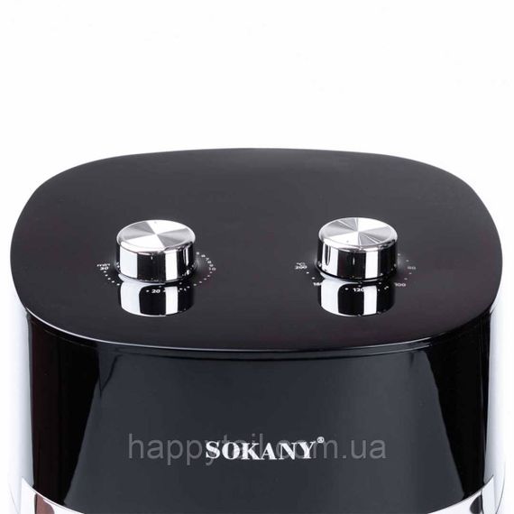 Аерогриль-фрітюрниця SOKANY 6.5 літрів 1500 Вт, чорна SK10024 | Зображення 5