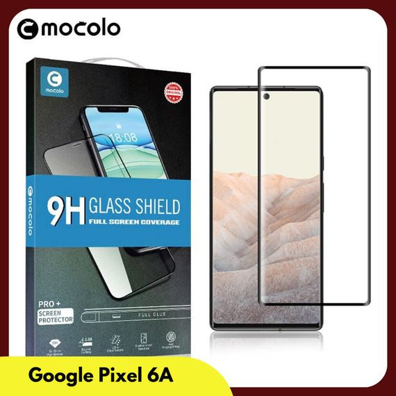 Захисне скло Mocolo для Google Pixel 6a чорне | Зображення 7