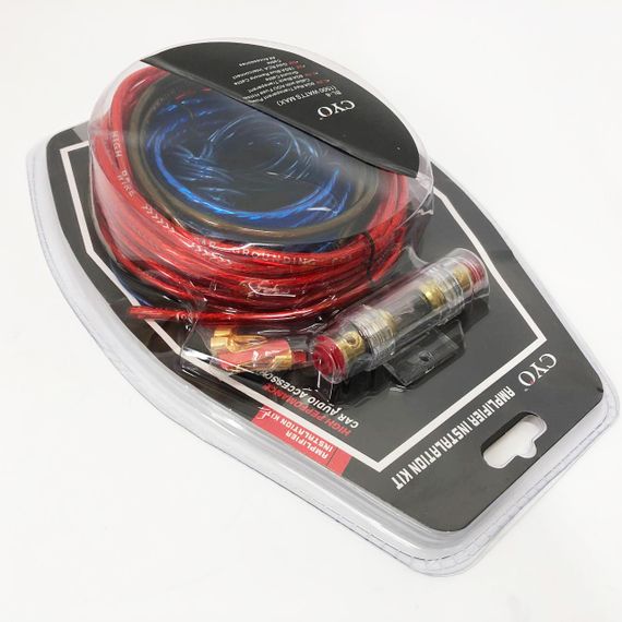 Набор проводов для установки саббуфера kit MD 8, набор кабелей для автоакустики PY-38 | Зображення 2