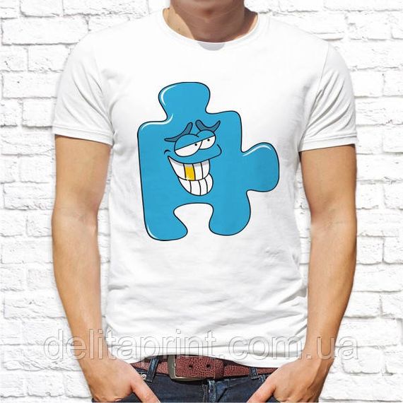 Парні футболки для закоханих "Пазли" | Зображення 2