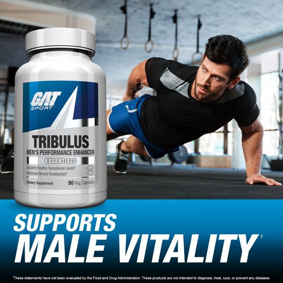 Бустер тестостерону German American Technologies Essentials Tribulus 90 Veg Capsules | Зображення 2