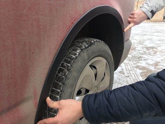 Накладки на арки (6 шт, ABS) для Volkswagen T5 Caravelle 2004-2010 років | Зображення 3