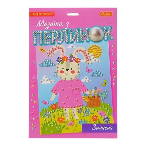 Набор для творчества "Мозаика из жемчужин - Зайчик"