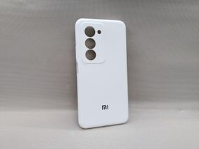 Чохол з логотипом для Xiaomi Redmi 15 EU | М'який | Протиударний | Soft Touch | білий
