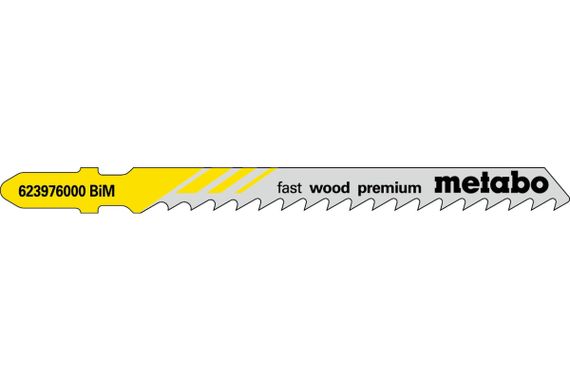 Полотно пилкове для лообзиків Metabo «FAST WOOD PREMIUM», 74/ 4,0 мм 623976000