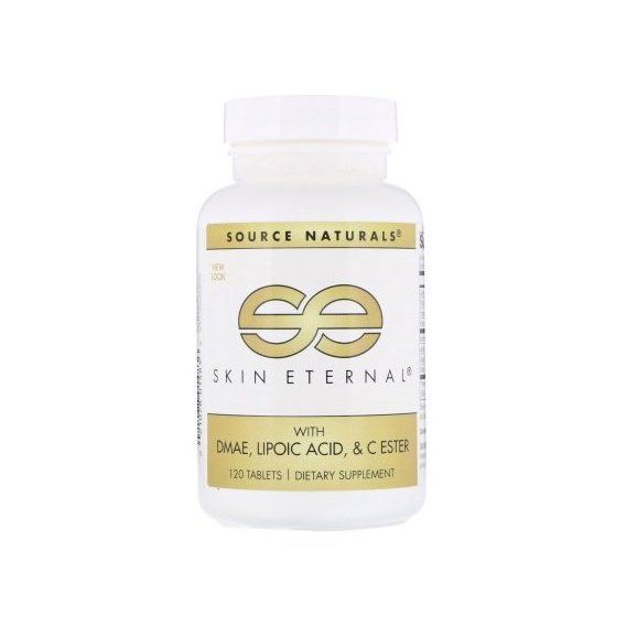Комплекс для шкіри, волосся, нігтів Source Naturals Skin Eternal with DMAE Lipoic Acid and C Ester 120 Tabs