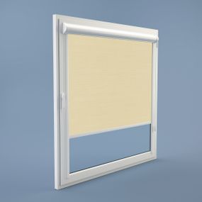 Рулонная штора Rolets Лён 2-875-1200 120x170 см закрытого типа Молочная