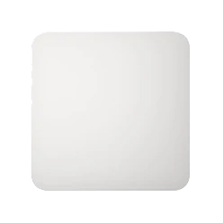 Ajax SoloButton (1-gang/2-way) [55] white для одноклавішного чи прохідного вимикача Кнопка