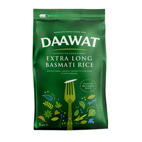 Рис басматі  Green Extra Long 5 кг Daawat 8719632250050