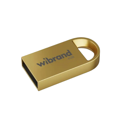 Флешка 4Гб USB 2.0 золотий lynx Wibrand