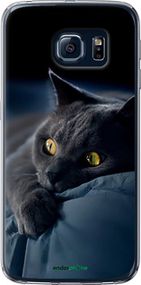 Чохол на Samsung Galaxy S6 G920 Димчастий кіт "825u-80-2448"