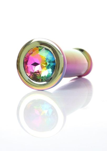Анальна пробка - Jewellery Multicolour Penis Plug Clear M sexstyle