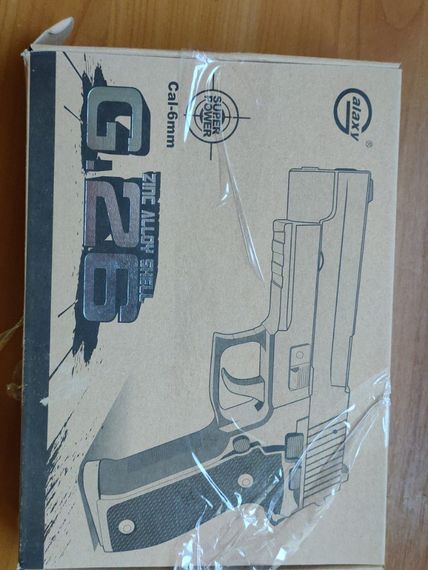 Страйкбольный пистолет Galaxy G.26 (Sig Sauer 226), металл-пластик | Зображення 1