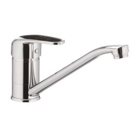 Смеситель для кухни CRON MAGIC 555 черная ручка CR0108