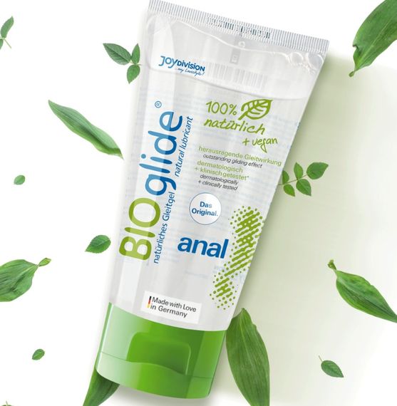 Натуральне мастило на водній основі BIOglide anal, 80 мл (веганська) Sex Aura