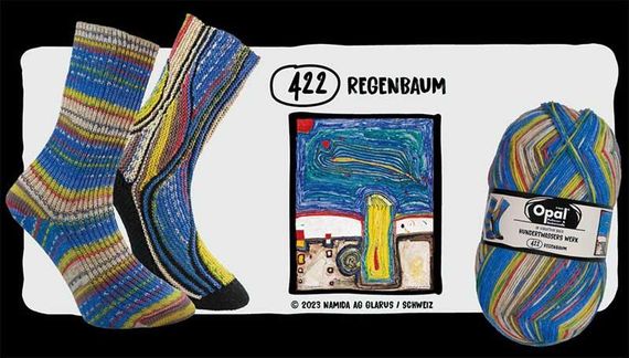 Пряжа шкарпеткова Opal Sockenwolle, серия Hundertwasser, 4057 | Зображення 1