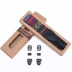 Текстильний ремінь для фотоапарата універсальний CAMERA STRAP вінтажний з вишивкою для фотокамери