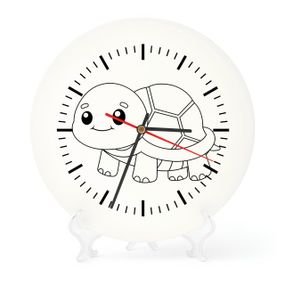 Детский набор для творчества часы раскраска Черепаха аха аха 30 см (Г0180)