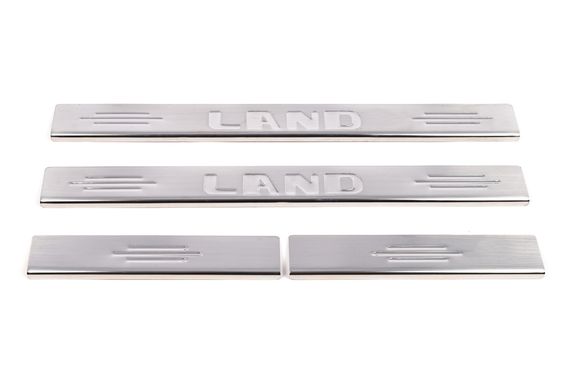 Накладки на пороги Carmos (4 шт, нерж.) для Toyota Land Cruiser 100 | Зображення 1