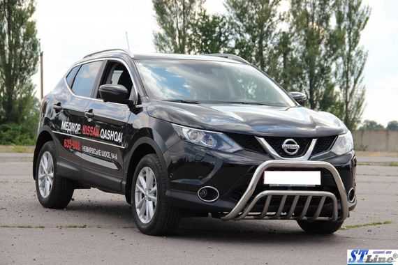 Кенгурятник WT002 (нерж) для Nissan Qashqai 2014-2021рр | Зображення 2