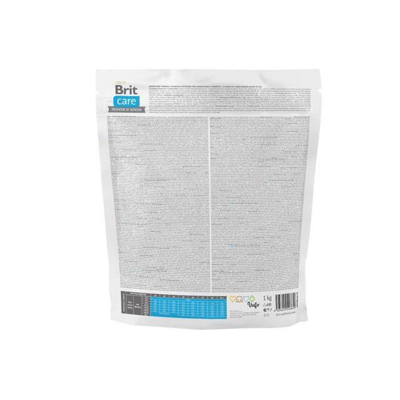 Корм сухий Brit Care Dog Grain-free Junior Large Breed для молодих собак великих порід беззерновий з лососем 1 кг | Зображення 5