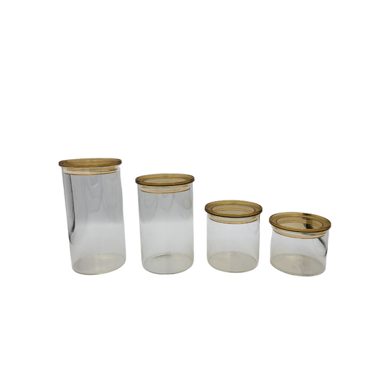 Емкость стеклянная с пластиковой крышкой (круглая) VT-8107 Vittora 700 мл | Зображення 1