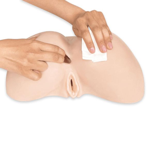 Мастурбатор-попка з двома входами SilexD Daphne Ass Masturbator, суперреалістичний, термореактивний sexstyle | Зображення 5