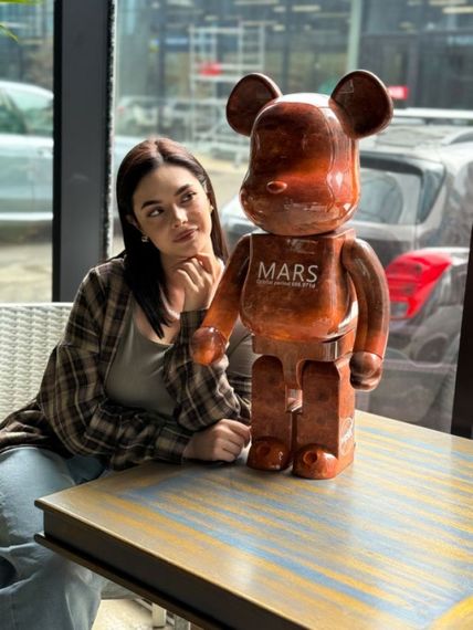 Bearbrick Planet Series Mars дизайнерська статуетка ведмідь Беарбрік 70 см mb001 | Зображення 7