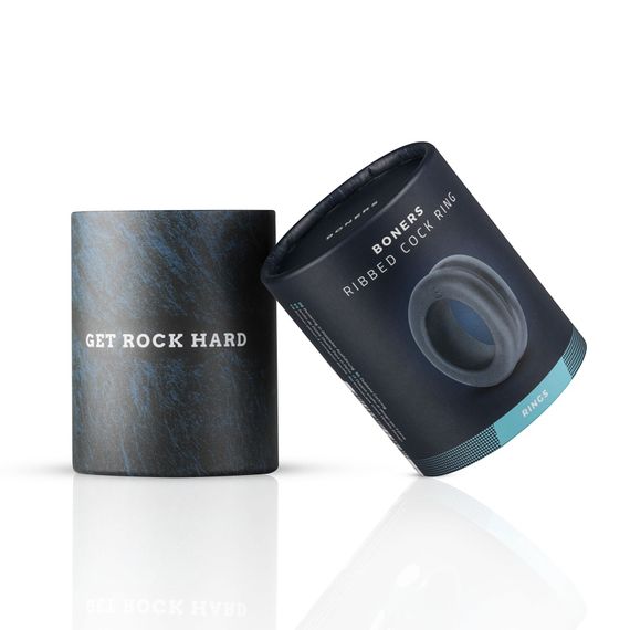 Ерекційне кільце Boners Double Design Cock Ring, товсте, внутрішній діаметр 3,2 см | Зображення 1