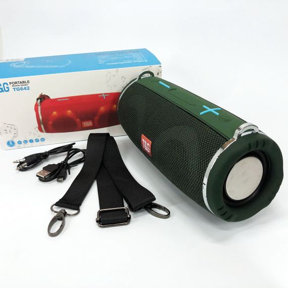 Колонка активная аккумуляторная TG642, Мини-колонки с подсветкой, Блютуз колонка с зарядкой от usb XU-64 | Зображення 7