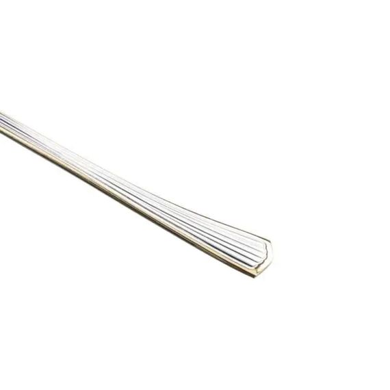 Набір столових ложок 6 штук ножі з нержавіючої сталі набір ложок 20.7 см Срібло із золотим обрамленням HP-20-31 | Зображення 2