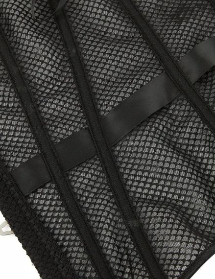 Корсет із сітки Star Night з гачками та шнурівкою, чорний, S (без коробки) sexstyle | Зображення 7