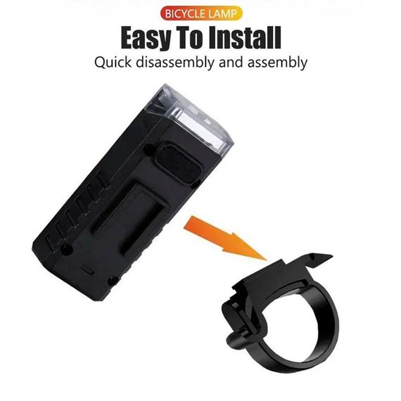 Велоліхтар 604-LED, 100LUM, водонепроникний | Зображення 1