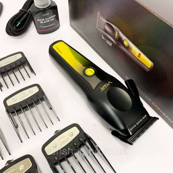 Багатофункціональний тример для стрижки волосся і тіла VGR, Акумуляторна машинка для стрижки CI-15 | Зображення 3
