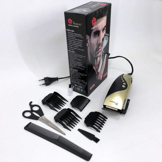 Электробритва с насадками для бороды DOMOTEC MS-3303, Машинка для стрижки FB-341 волос домашняя | Зображення 2