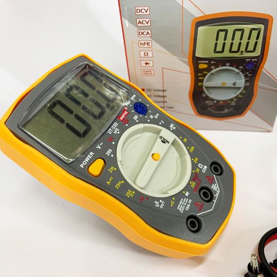 Мультиметр цифровий HAOYUE UT33D (генератор імпульсів, звукове продзвонювання, тест діодів, HOLD) | Зображення 1