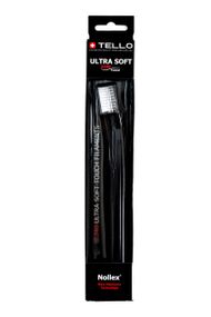 Зубна щітка Tello 6240 Ultra Soft Black, d 0.10 mm, чорна