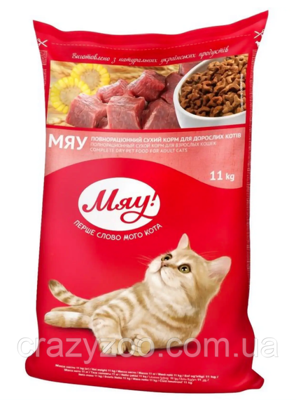 Сухой корм для котов Мяу со вкусом кролика 11 кг B1240702