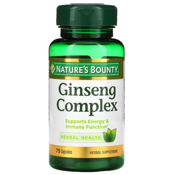 Женьшень Nature's Bounty Ginseng Complex 75 Caps
