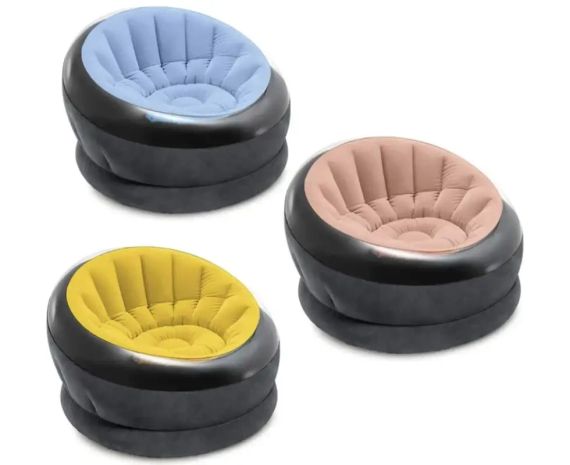 Надувное кресло 112 x 109 x 69см, Intex 68582-yellow | Зображення 2