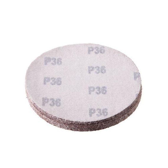 Круг наждачний самоклейний 125 мм, папір класу E, К36, 10 од. INTERTOOL BT-0552 | Зображення 2