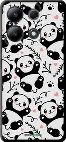 Чохол на Xiaomi Redmi Note 13 4G Панди "4318b-3654-2448"