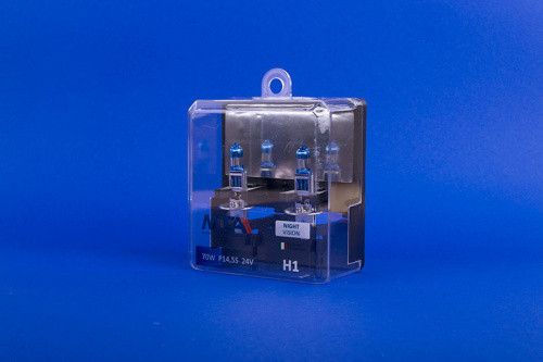 Лампа автомобильная H1 24V 70W P14.5S 1400lm 4000К NIGHT VISION +80% (ближняя/дальняя, противотуманная)