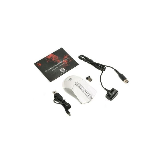 Мишка A4Tech Bloody R90 Plus Wireless Greyish White (4711421001731) | Зображення 8