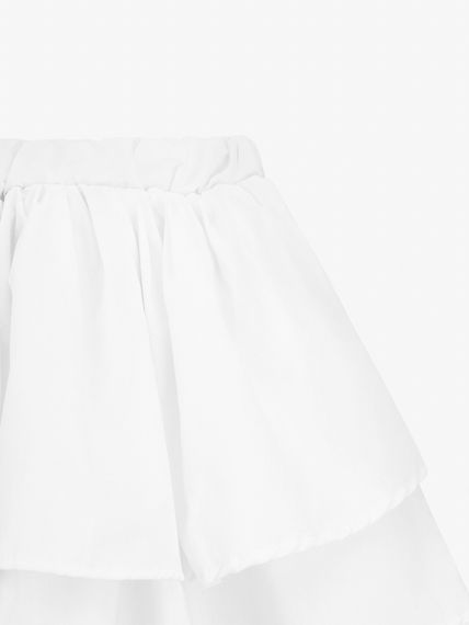 Спідниця однотонна для дівчинки Aura Style 5016 152 см Білий shop (2000999566769) | Зображення 1