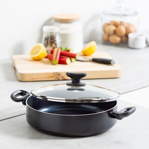 Сотейник із кришкою GreenPan Torino CC001694-001 28 см 4.2 л чорний | Зображення 8
