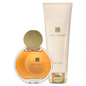 Женский парфюмированный набор Avon Far Away: Аромат Far Away для Нее 50 мл + Лосьон для тела 125 мл