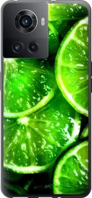Чохол на OnePlus 10R Зелені часточки лимона "852u-2627-2448"